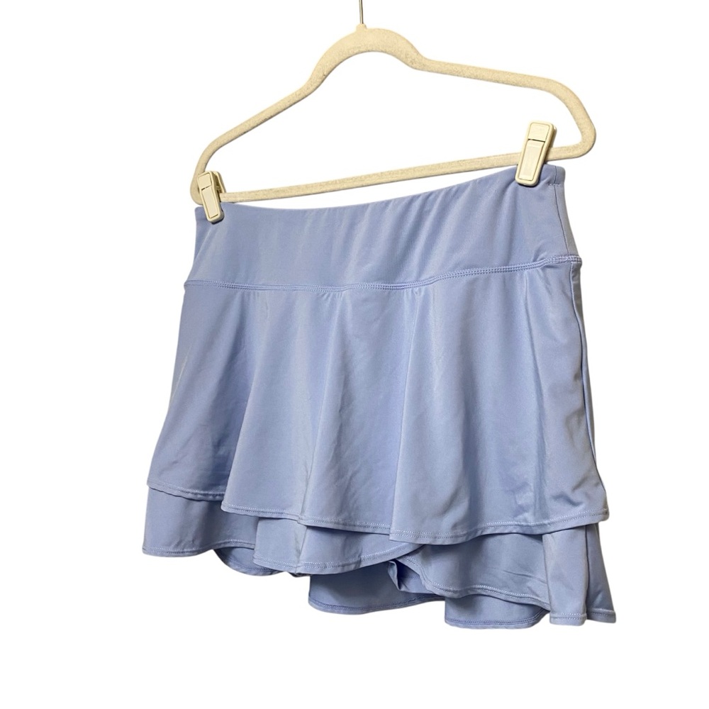 Baleaf periwinkle blue sporty athletic tennis golf layered skirt skort size XL - Picture 6 of 12